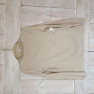 NWT Gap Cream Mock Neck Long Sleeve